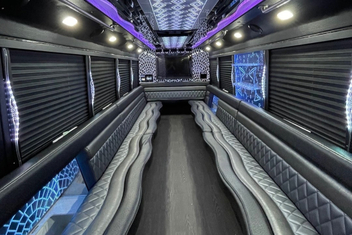 Richmond Party Bus Interior