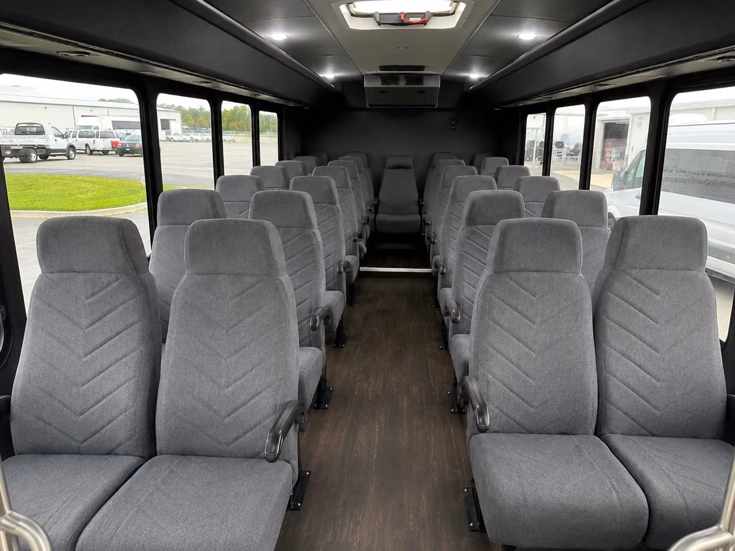 15 passenger minibus inside