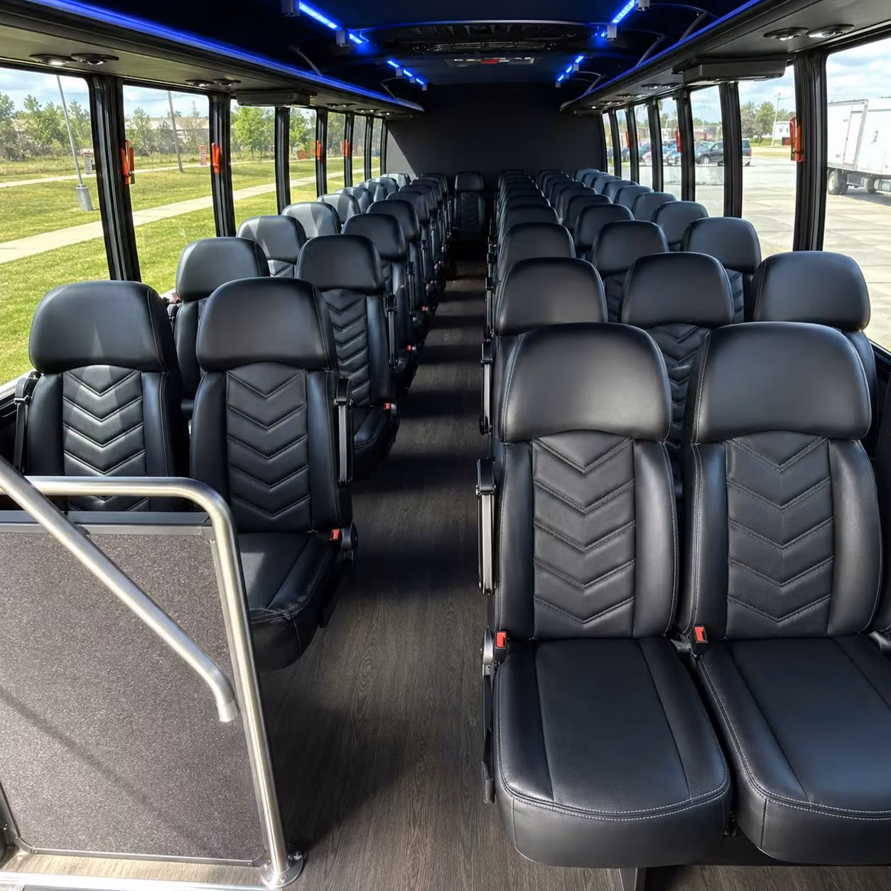 25 passenger minibus inside