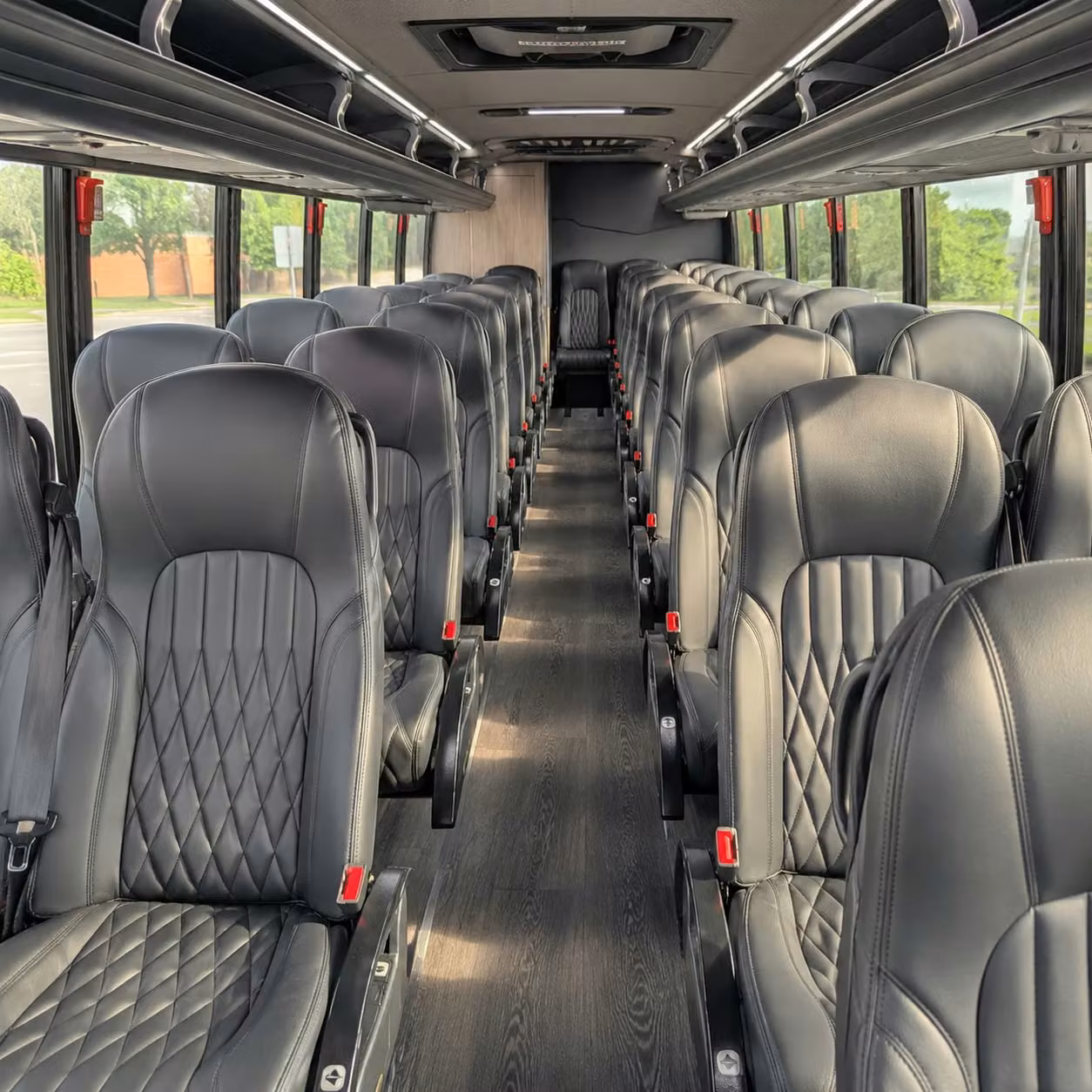 25 passenger minibus interior