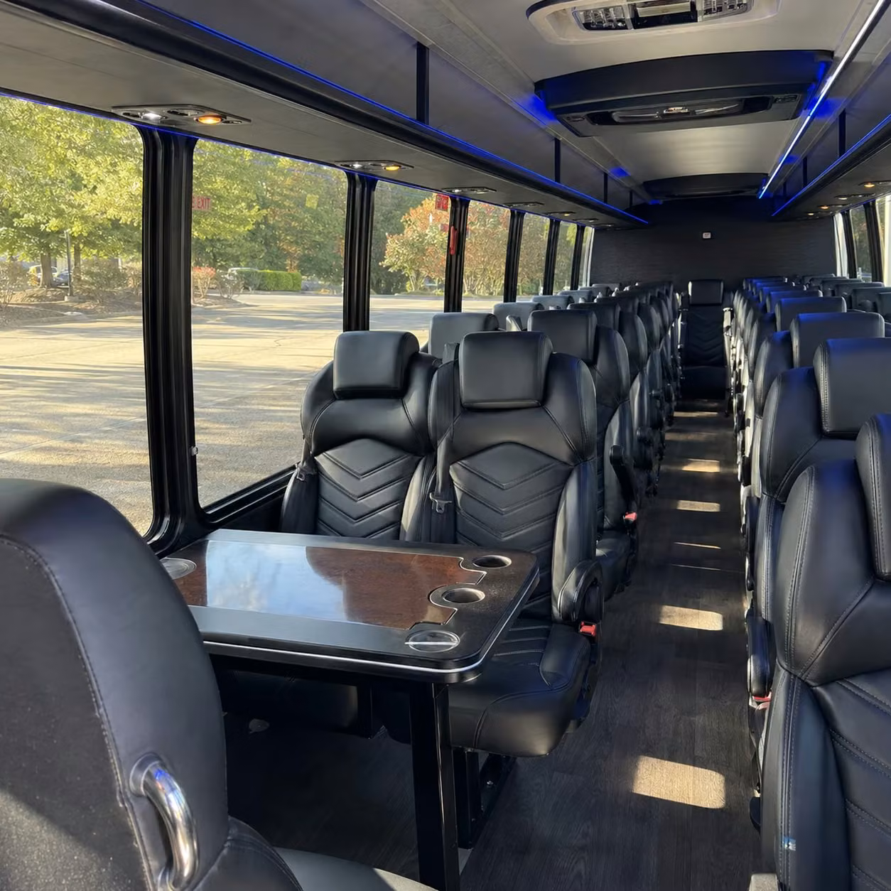 35 passenger minibus interior